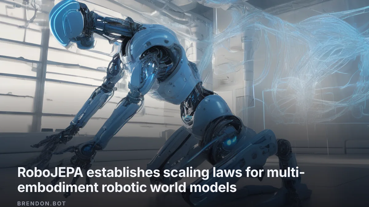 RoboJEPA establishes scaling laws for multi-embodiment robotic world models