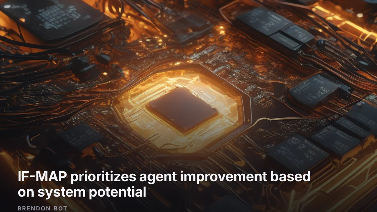 IF-MAP prioritizes agent improvement based on system potential